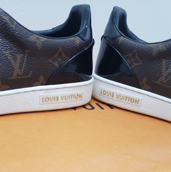100% Authentic Louis Vuitton FrontRow canvas sneaker, Sz 38 - Picture 6 of 12